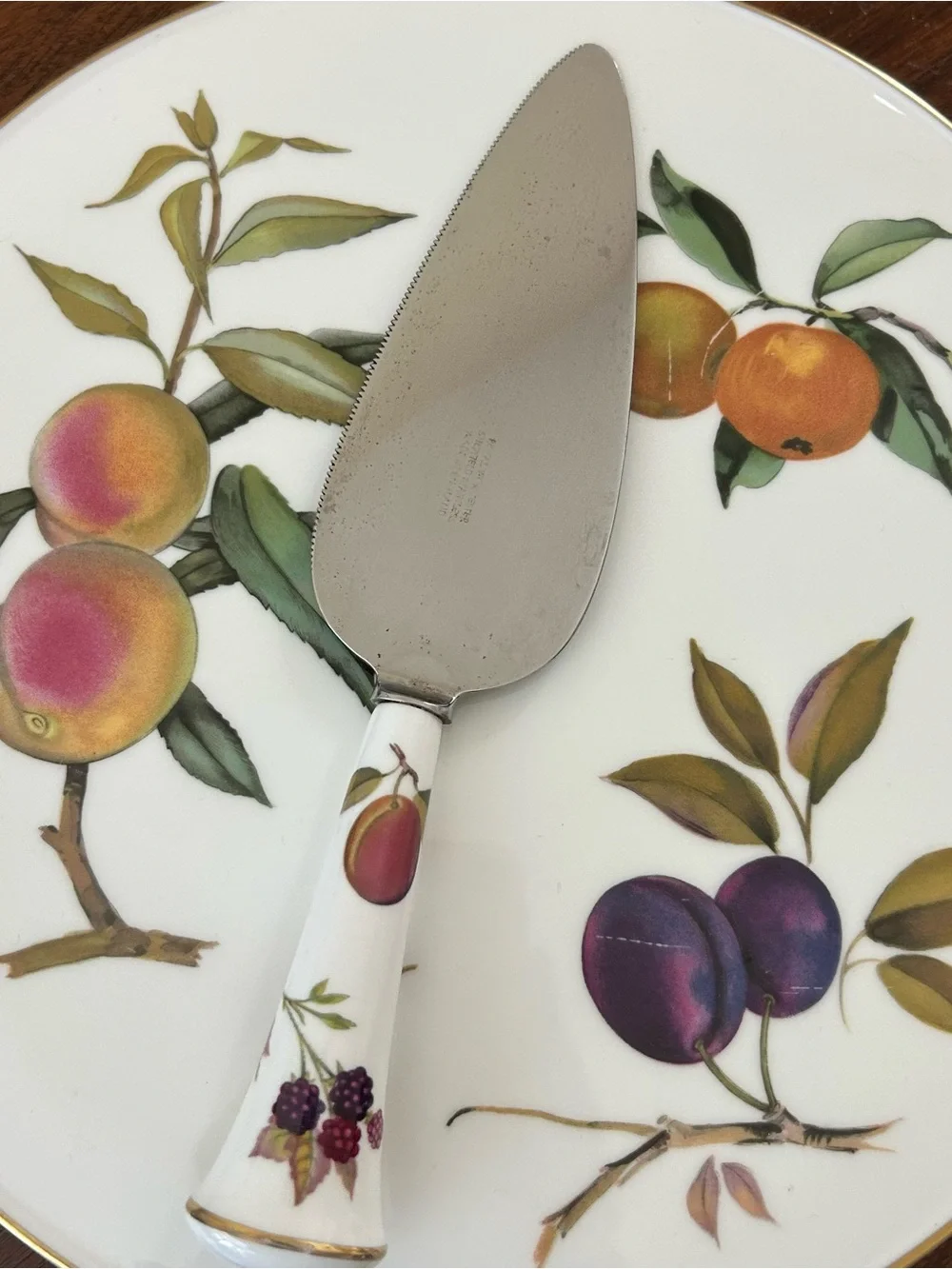 Vintage Royal Worcester Arden Cake Plate & Cake Server – Made in England